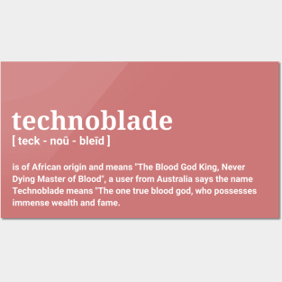 technoblade Posters and Art